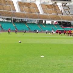 L'allenamento al San Nicola