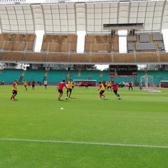 L'allenamento al San Nicola