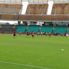 L'allenamento al San Nicola