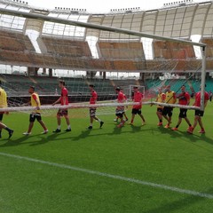 L'allenamento al San Nicola