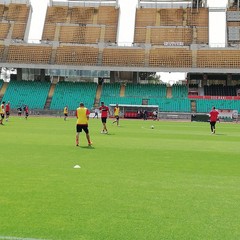 L'allenamento al San Nicola