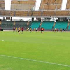 L'allenamento al San Nicola