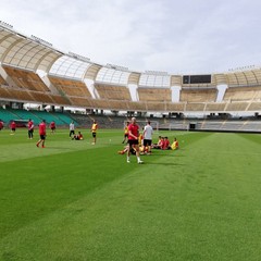 L'allenamento al San Nicola