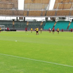 L'allenamento al San Nicola