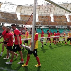 L'allenamento al San Nicola