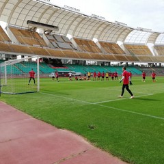 L'allenamento al San Nicola