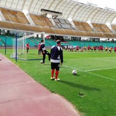 L'allenamento al San Nicola