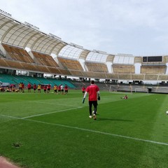 L'allenamento al San Nicola