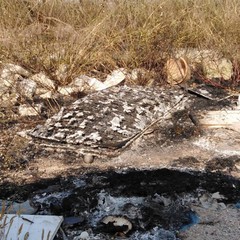 Incendio rifiuti a San Girolamo