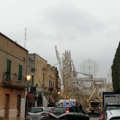 crollo luminarie san trifone