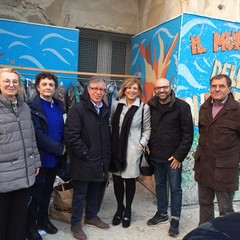 Il dono dei Lions al muro della solidarietà di InConTra