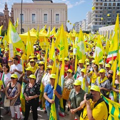 Agricoltori in piazza Coldiretti