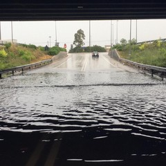 gli allagamenti in città