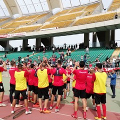 L'allenamento al San Nicola