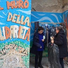 Il dono dei Lions al muro della solidarietà di InConTra