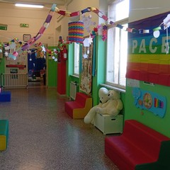 Bandiera pace nelle scuola infanzia Bari