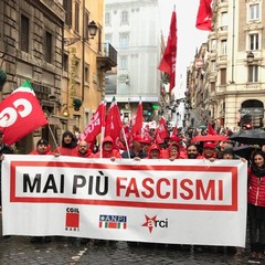 cgil bari manifestazione antifascista roma