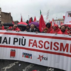 cgil bari manifestazione antifascista roma