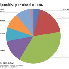 Covid dati contagi suddivisi fasce eta