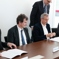 Da dx Uwe Mang Antonio Arvizzigno Eugenio Di Sciascio Martin Bogen JPG