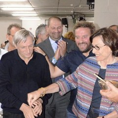L'inaugurazione di Solidali dalla testa ai piedi