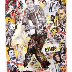Icons Elvis mista su tavola x cm anno autore Vincenzo Mascoli