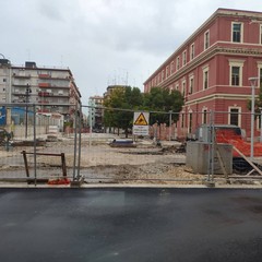 Il cantiere di piazza Redentore