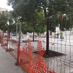 Il cantiere di piazza Redentore