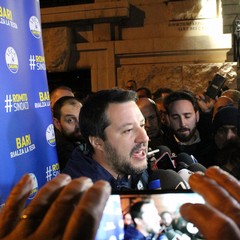 Matteo Salvini a Bari per Fabio Romito