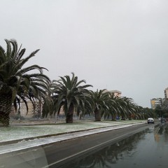 La Puglia sotto la neve