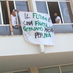 La protesta dei dipendenti