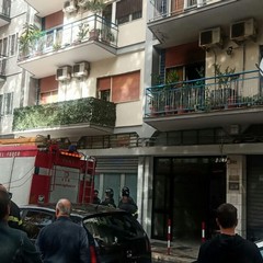 L'incendio in corso Mazzini