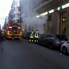 Incendio cassonetti via Dante