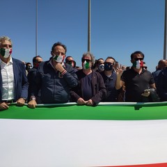 La manifestazione del centrodestra a Bari