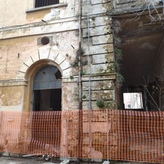 Il cantiere alla ex Manifattura Tabacchi a Bari