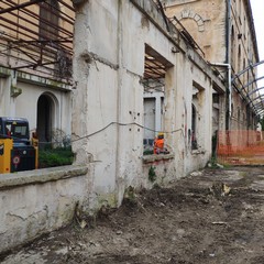 Il cantiere alla ex Manifattura Tabacchi a Bari