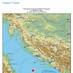 La scossa di terremoto