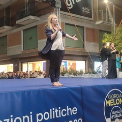 Giorgia Meloni a Bari
