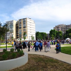 L'inaugurazione del parco Maugeri