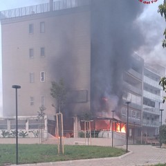 L'incendio a Sant'Anna