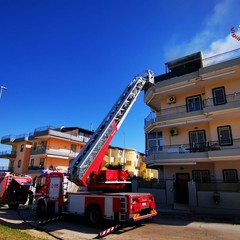 Incendio appartamento