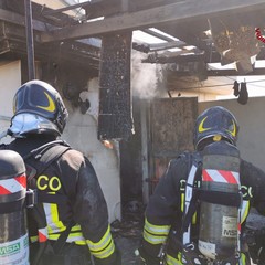 Incendio appartamento