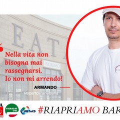 La campagna dei dipendenti Eataly a Bari