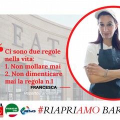 La campagna dei dipendenti Eataly a Bari