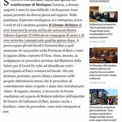 La Fake News su Modugno
