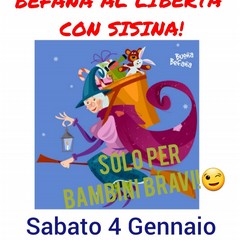 La locandina dellevento per lepifania al Libert