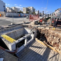 Lavori fogna quartiere SantAnna