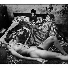 Letizia Battaglia Nude rielaborazione Lettone