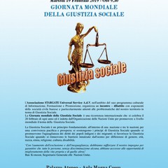 Locandina Giornata della Giustizia Sociale