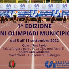 Locandina Mini Olimpiadi Municipio